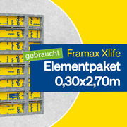 Framax Xlife used panel set 0,30x2,70m