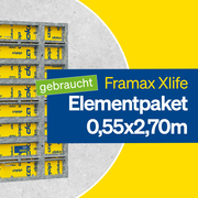 Framax Xlife used panel set 0,55x2,70m
