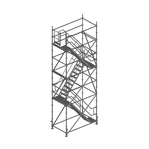 Stair tower 2,57m x 1,40m x 6,00m